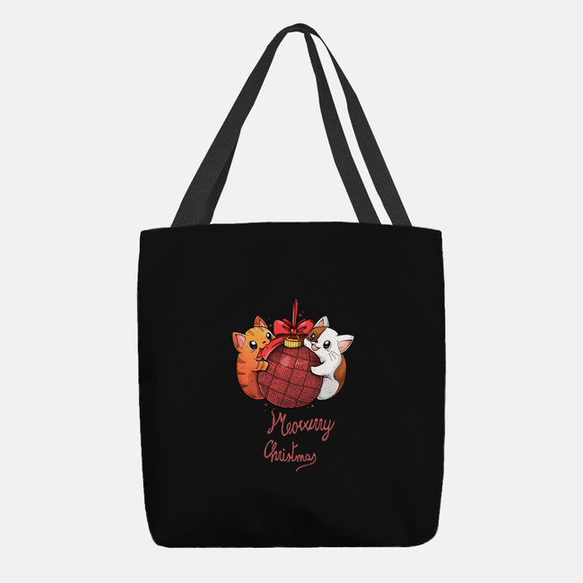 Meowrry Meowrry Christmas-None-Basic Tote-Bag-Vallina84