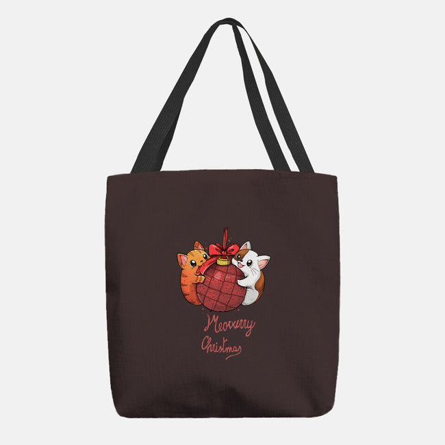 Meowrry Meowrry Christmas-None-Basic Tote-Bag-Vallina84