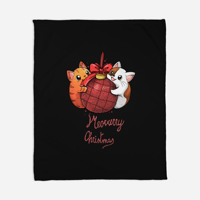 Meowrry Meowrry Christmas-None-Fleece-Blanket-Vallina84