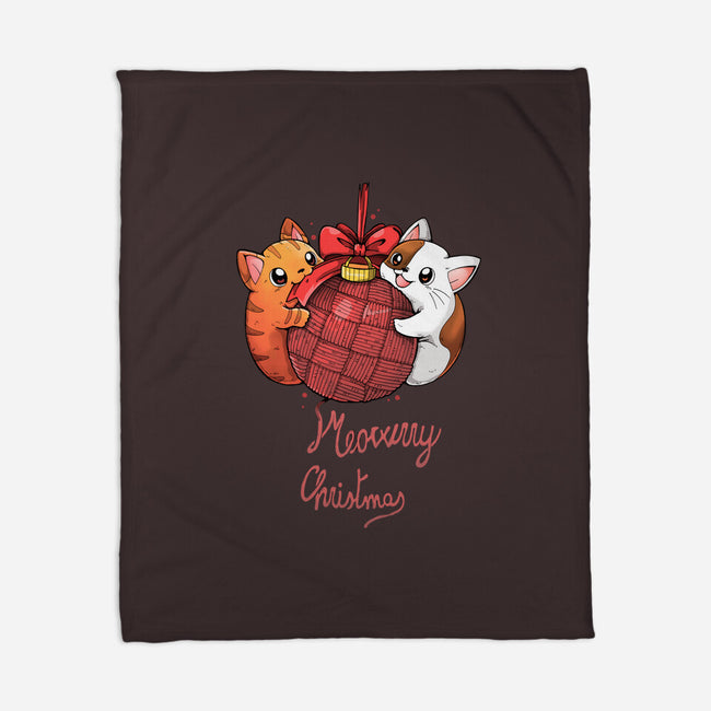 Meowrry Meowrry Christmas-None-Fleece-Blanket-Vallina84