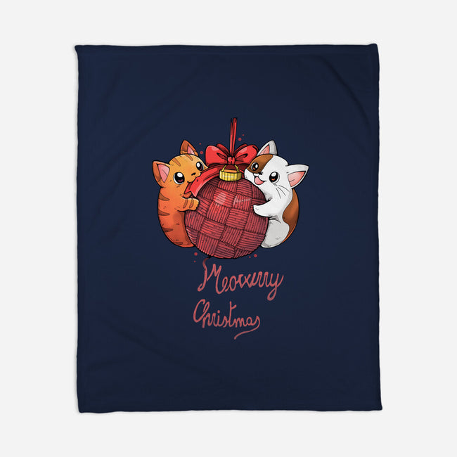 Meowrry Meowrry Christmas-None-Fleece-Blanket-Vallina84