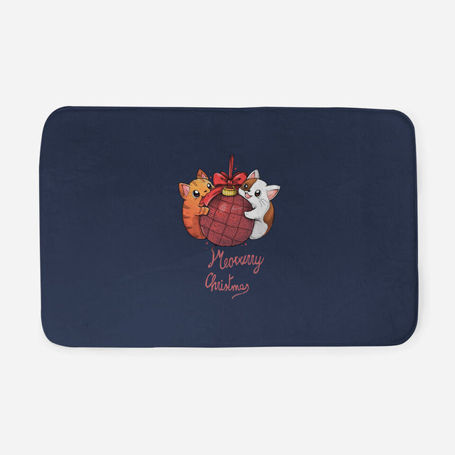 Meowrry Meowrry Christmas-None-Memory Foam-Bath Mat-Vallina84