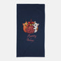 Meowrry Meowrry Christmas-None-Beach-Towel-Vallina84