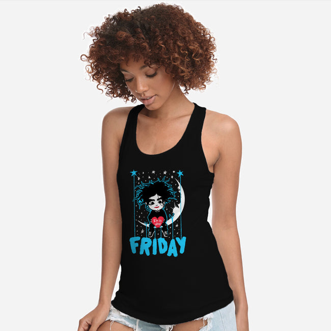 Friday I'm In Love-Womens-Racerback-Tank-Tronyx79