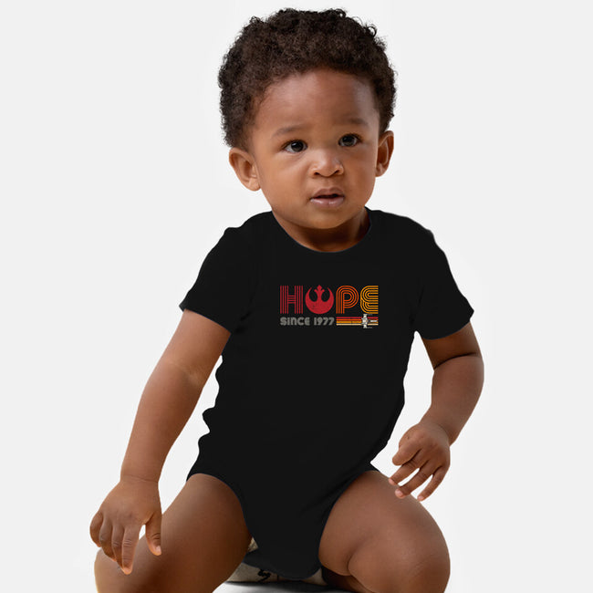 Hope Since 1977-Baby-Basic-Onesie-DrMonekers