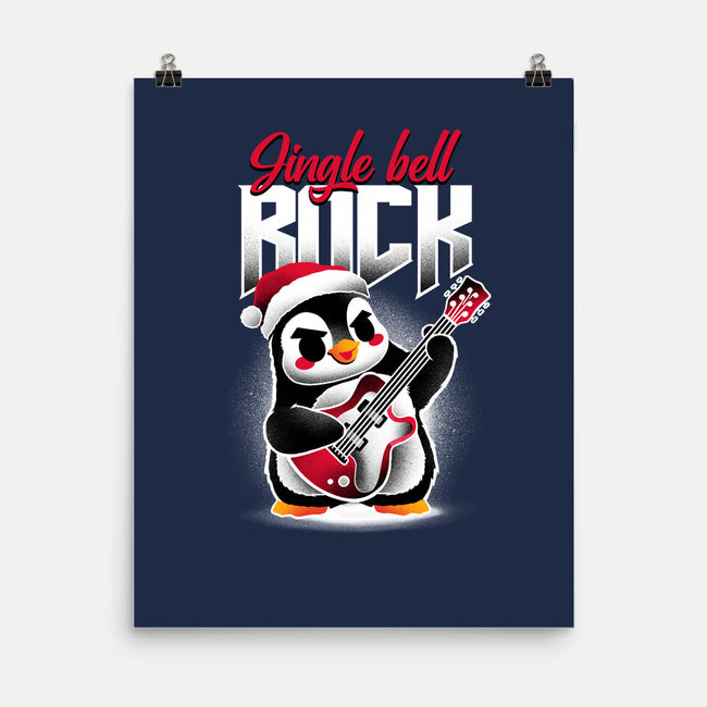 Jingle Bell Rock Penguin-None-Matte-Poster-NemiMakeit