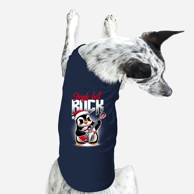 Jingle Bell Rock Penguin-Dog-Basic-Pet Tank-NemiMakeit