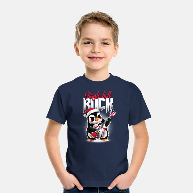 Jingle Bell Rock Penguin-Youth-Basic-Tee-NemiMakeit