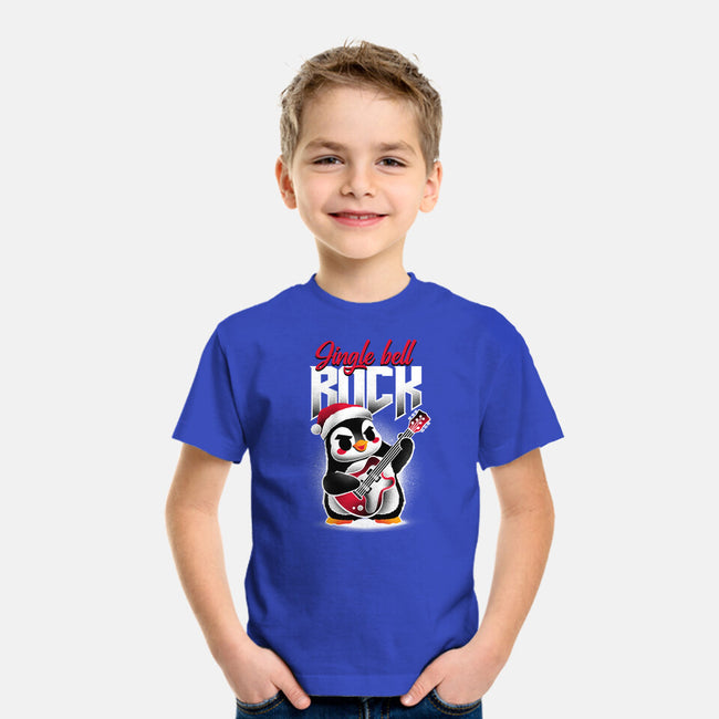 Jingle Bell Rock Penguin-Youth-Basic-Tee-NemiMakeit