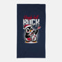 Jingle Bell Rock Penguin-None-Beach-Towel-NemiMakeit