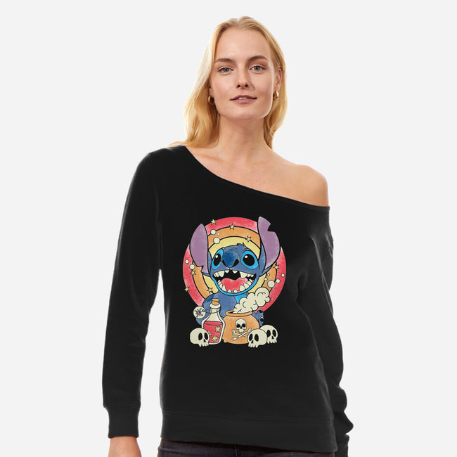 Stitch Craft-Womens-Off Shoulder-Sweatshirt-turborat14