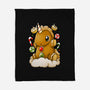 Ginger Unicorn-None-Fleece-Blanket-Vallina84