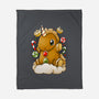 Ginger Unicorn-None-Fleece-Blanket-Vallina84