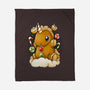 Ginger Unicorn-None-Fleece-Blanket-Vallina84