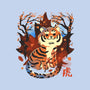 Tiger In Autumn-None-Memory Foam-Bath Mat-IKILO