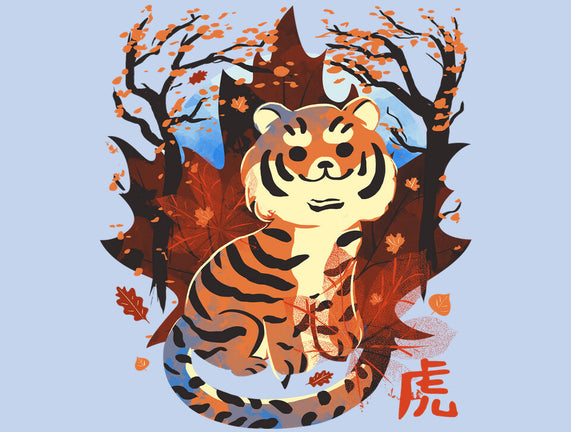 Tiger In Autumn