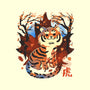 Tiger In Autumn-None-Indoor-Rug-IKILO