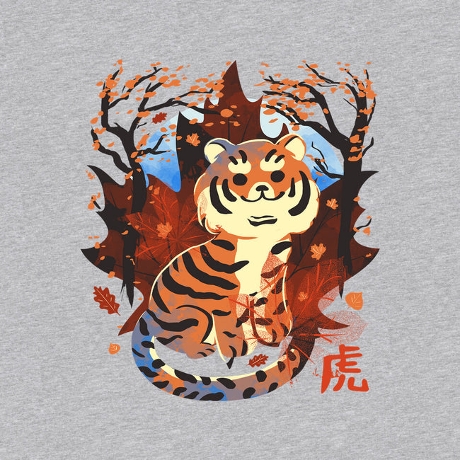 Tiger In Autumn-Womens-Racerback-Tank-IKILO