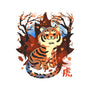 Tiger In Autumn-None-Polyester-Shower Curtain-IKILO