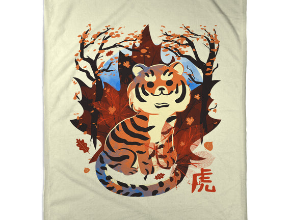 Tiger In Autumn