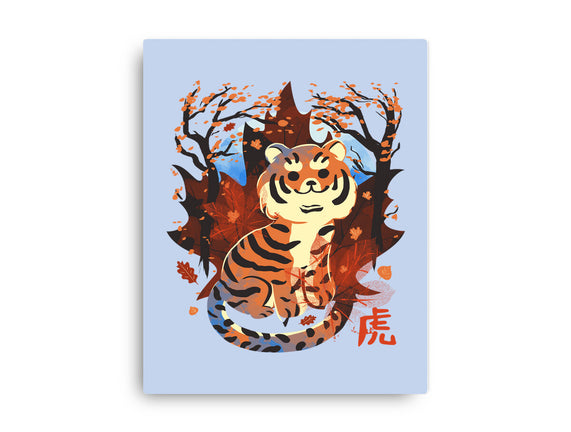 Tiger In Autumn