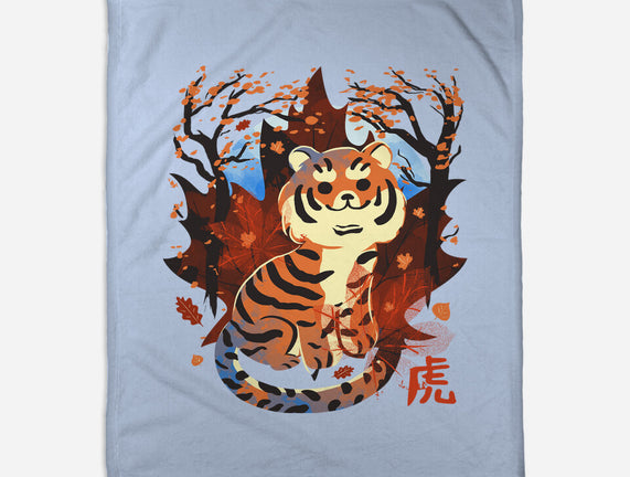 Tiger In Autumn