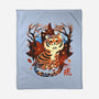 Tiger In Autumn-None-Fleece-Blanket-IKILO