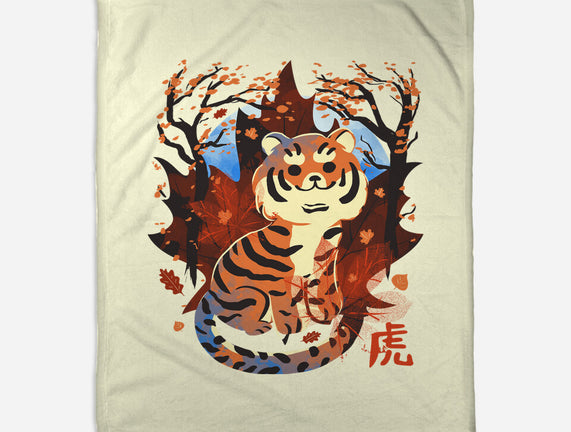 Tiger In Autumn