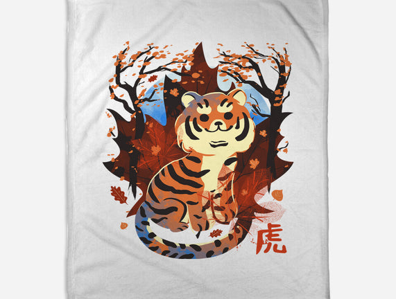 Tiger In Autumn