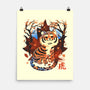 Tiger In Autumn-None-Matte-Poster-IKILO