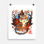 Tiger In Autumn-None-Matte-Poster-IKILO