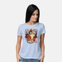 Tiger In Autumn-Womens-Basic-Tee-IKILO