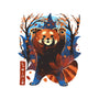 Red Panda In Autumn-None-Fleece-Blanket-IKILO