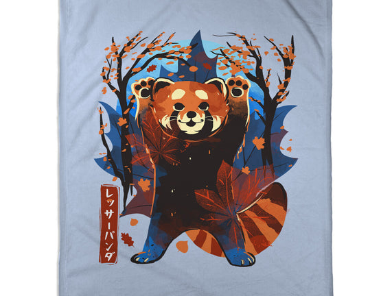 Red Panda In Autumn