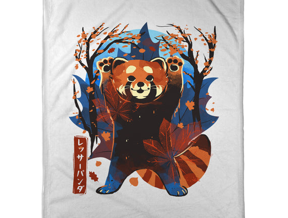 Red Panda In Autumn