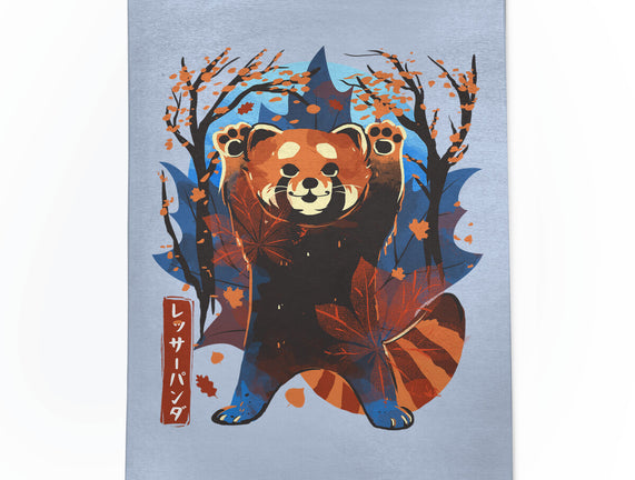 Red Panda In Autumn