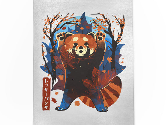 Red Panda In Autumn