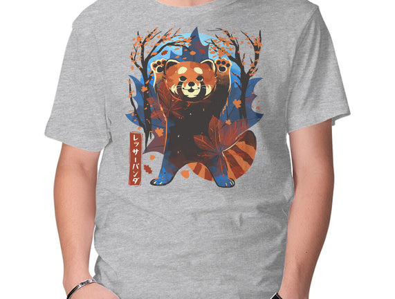 Red Panda In Autumn