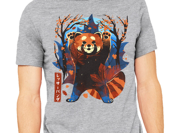 Red Panda In Autumn