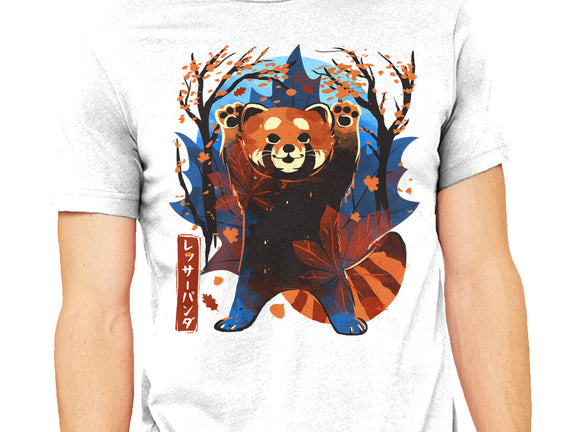 Red Panda In Autumn