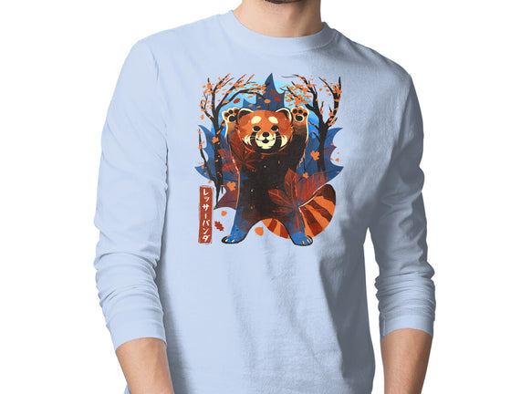 Red Panda In Autumn