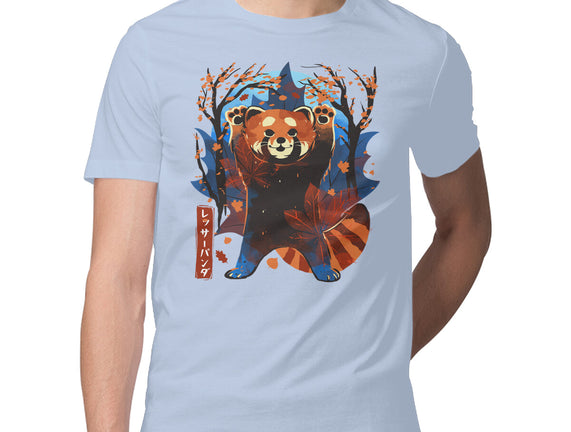 Red Panda In Autumn