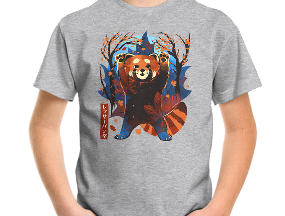 Red Panda In Autumn