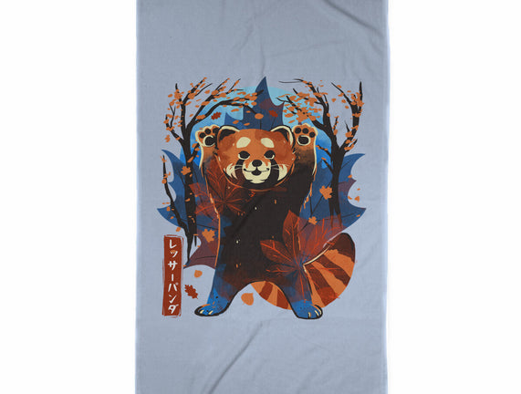 Red Panda In Autumn