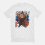 Red Panda In Autumn-Mens-Heavyweight-Tee-IKILO