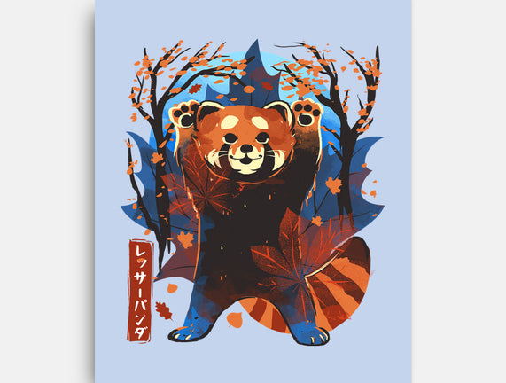 Red Panda In Autumn