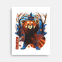 Red Panda In Autumn-None-Stretched-Canvas-IKILO