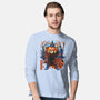 Red Panda In Autumn-Mens-Long Sleeved-Tee-IKILO