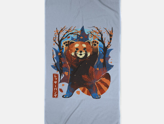 Red Panda In Autumn