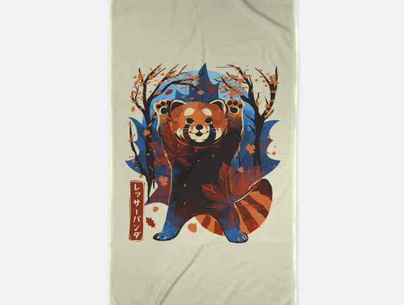 Red Panda In Autumn